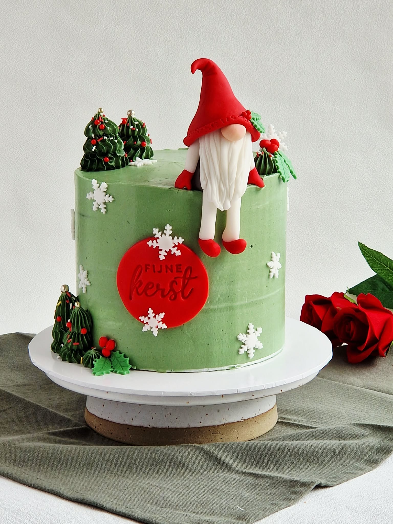 workshop Kerst taart <strong>I love gnomes</strong>